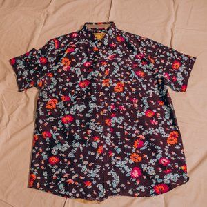 DESCENDANT OF THIEVES FLORAL SHIRT SIZE L